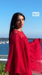 Hafsia Herzi, divine en rouge