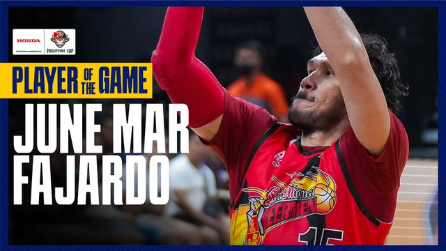 PBA Player of the Game Highlights: June Mar Fajardo drops another double-double in SMB win