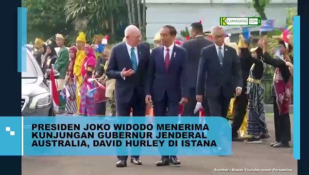 Presiden Jokowi Menerima Kunjungan Gubernur Jendral Australia David Hurley di Istana