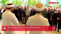 Sunucu Erkan Yolaç son yolculuğuna uğurlandı