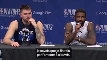 Mavs - Irving : "Comme un frère, je veux aider Doncic à grandir"
