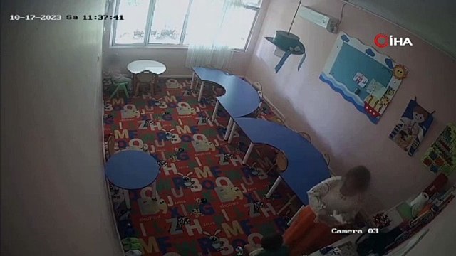 Kreş müdürü çocuklara şiddet uyguladı