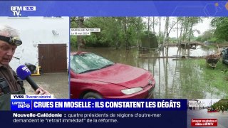 Crues en Moselle: les habitants constatent les dégâts