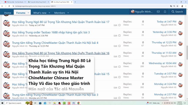 ChineMaster - Trung tâm tiếng Trung giao tiếp Quận Thanh Xuân uy tín hàng đầu TOP 1 Hà Nội