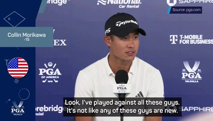 Morikawa drowning out the noise after third round at Valhalla