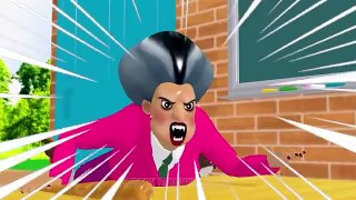 Bad Students and Pitfalls Prank - Scary Teacher 3D Fun Animation