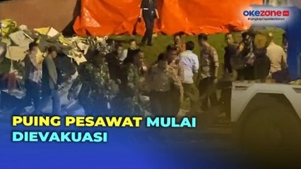 Télécharger la video: Gunakan 2 Truk, Puing Pesawat Latih yang Jatuh di BSD Mulai Dievakuasi