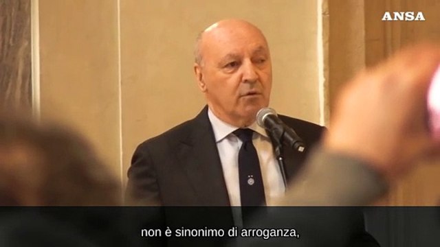 Ambrogino all'Inter, Marotta: L'asticella deve essere sempre piu' alta
