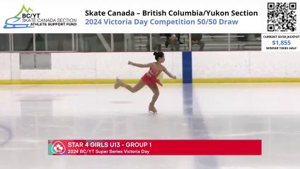 Star 4 Girls U13 Group 1 & 2 - RINK 3 - 2024 BC/YT Super Series Victoria Day