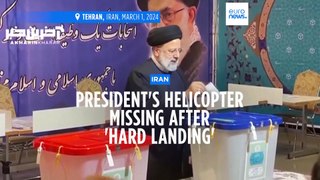 Iranian president's helicopter in 