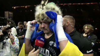 EMOTIONAL Oleksandr Usyk REACTS to beating Tyson Fury for undisputed   - Copy