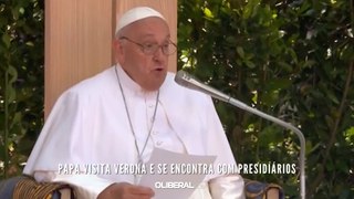 Papa visita Verona e se encontra com presidiários