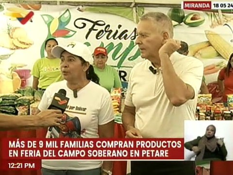 Más de 9 mil familias fueron beneficiadas con la Feria del Campo Soberano en el edo. Miranda