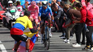 Nairo Quintana, segundo en etapa reina del Giro