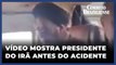 Vídeo mostra presidente do Irã dentro de aeronave momentos antes do acidente