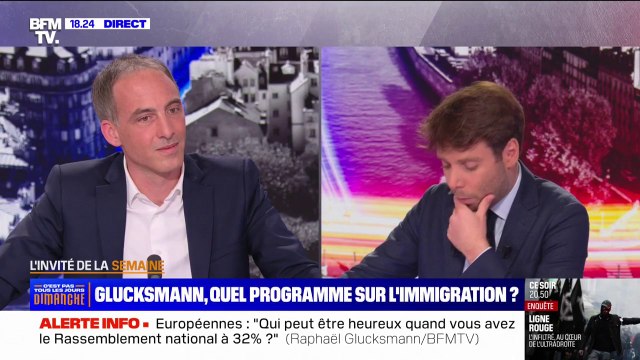 Immigration: Ceux qui n'ont pas le droit à l'asile et à un autre titre de séjour doivent être reconduits dans leur pays , affirme Raphaël Glucksmann