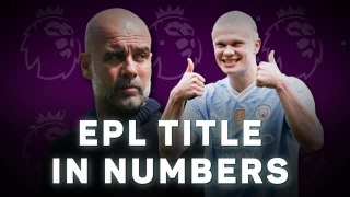 The numbers that show why Man City won the title