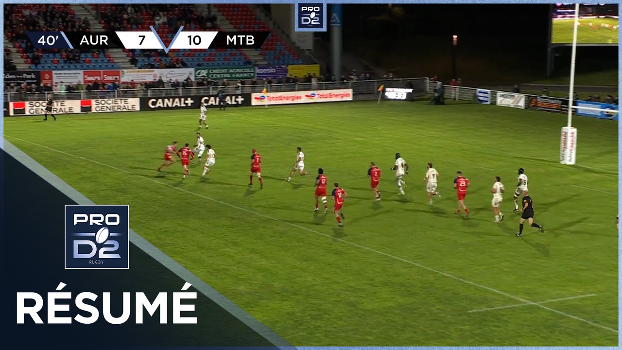 PRO D2 Saison 2023-2024 J30 - Résumé Stade Aurillacois - US Montalbanaise
