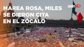 Miles de personas acudieron al Zócalo de la CDMX a la marcha 