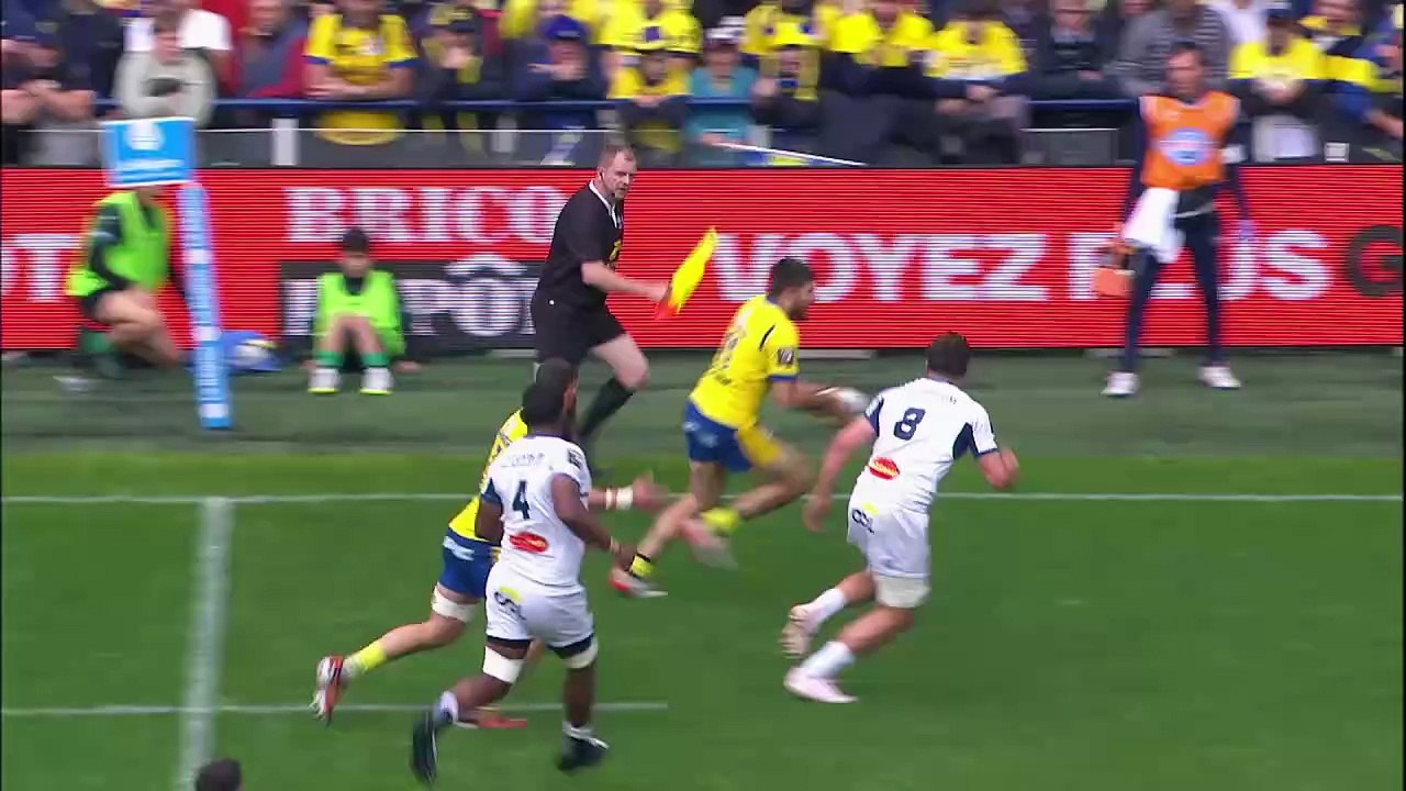TOP 14 - Essai de Joris JURAND (ASM) - ASM Clermont - Castres Olympique