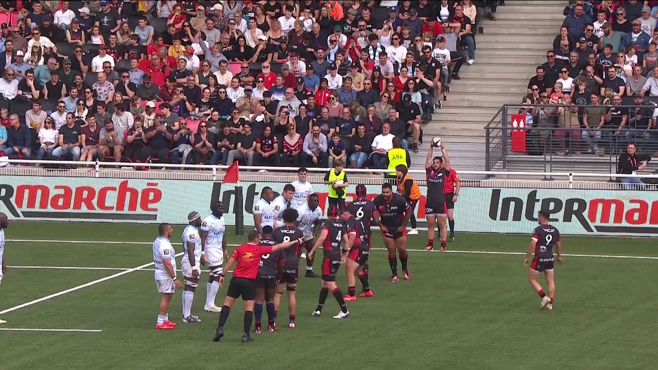 TOP 14 - Essai de Baptiste COUILLOUD (LOU) - LOU Rugby - Racing 92