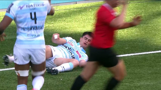 TOP 14 - Essai de Nolann LE GARREC (R92) - LOU Rugby - Racing 92