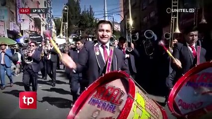 Download Video: ​Más de 75 fraternidades recorren las calles paceñas en la Promesa al Señor Jesús del Gran Poder 