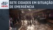 Chuvas em Santa Catarina causam alagamentos e apreensão