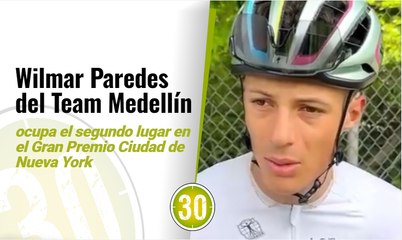 Wilmar Paredes del Team Medellín Ocupa el Segundo Lugar en el Gran Premio Ciudad de Nueva York