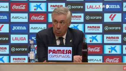 Rueda de prensa Ancelotti tras el Villarreal - Real Madrid