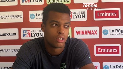 Tennis - Lyon 2024 - L'Entretien Giovanni Mpetshi Perricard :  "Mon père m'a mis là-dedans.. ."