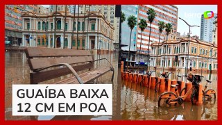 Novas imagens mostram água e lama nas ruas de Porto Alegre