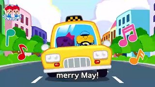 Marshmallows and the Colorful Vehicles Rainbow Vehicle Songs for Kids Color Song JunyTony