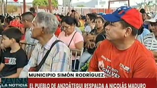 Anzoátegui | Ciudadanos del mcpio. Simón Rodríguez  expresan su apoyo al Pdte. Maduro