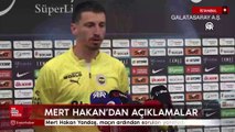 Fenerbahçe futbolcusu Mert Hakan Yandaş, maçın ardından soruları yanıtladı