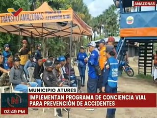 Скачать видео: Amazonas | Funcionarios implementan programa de conciencia vial para prevenir accidentes