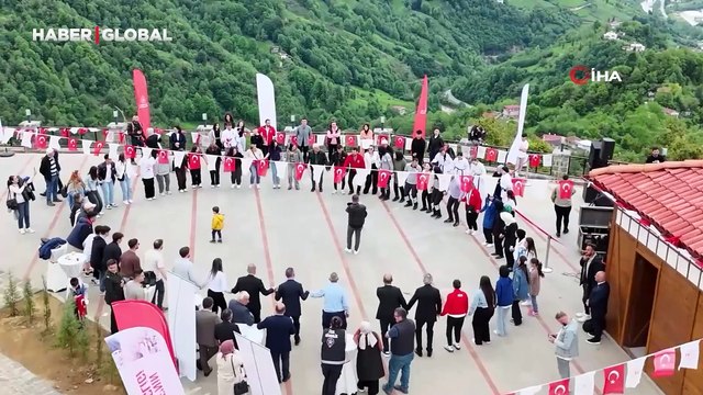 Rize'de 19 Mayıs tarihi kalede coşkuyla kutlandı