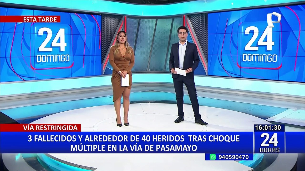 Fatal accidente en Pasamayo: confirman tres fallecidos y más de 40 heridos