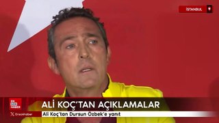 Ali Koç'tan Dursun Özbek'e yanıt