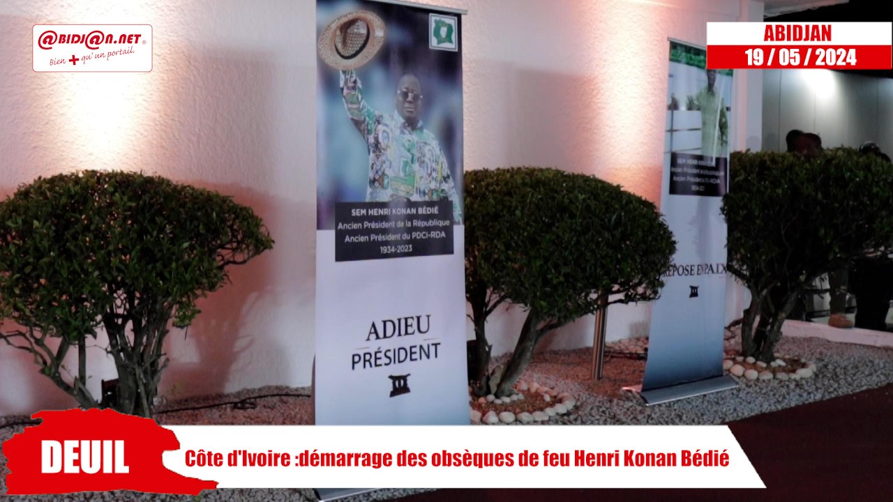 Côte d'Ivoire: démarrage des obsèques de feu Henri Konan Bédié
