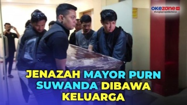 Jenazah Mayor Purn Suwanda Korban Pesawat Jatuh Dibawa Keluarganya