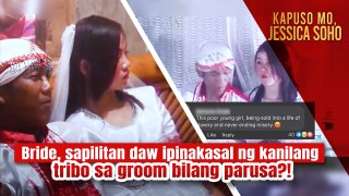 Sapilitan daw ipinakasal bilang parusa?! Ang bride at groom, magsasalita na! | Kapuso Mo, Jessica Soho