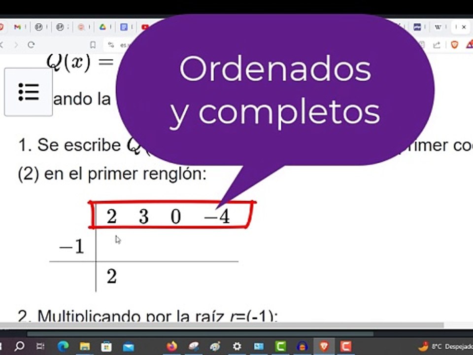 regla de rufinni