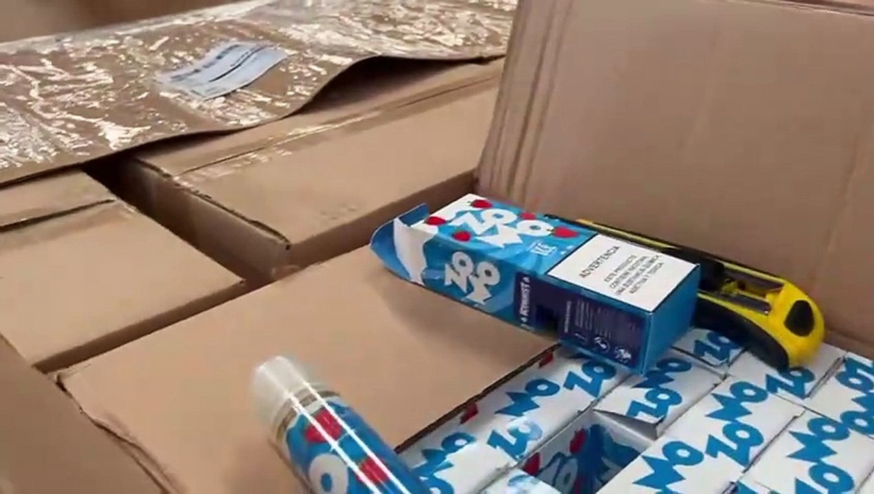 Receita Federal apreende 1,5 toneladas de essências para cigarros eletrônicos em Cascavel