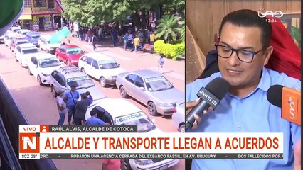 COTOCA LEVANTA PARO DE TRANSPORTE