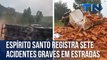 Espírito Santo registra sete acidentes graves em estradas