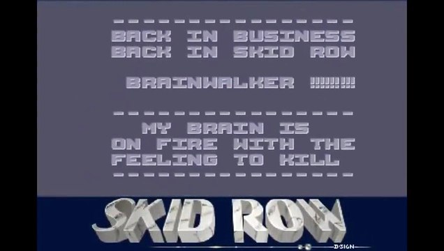 Amiga Cracktro - Skid Row by Brainwalker
