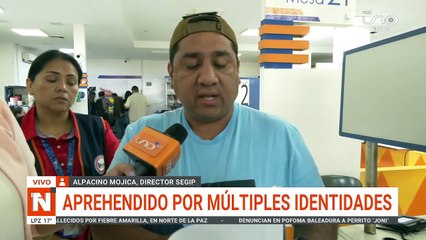 APREHENDIDO POR MÚLTIPLES IDENTIDADES