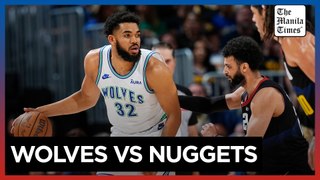 Wolves win over defending NBA champion Nuggets