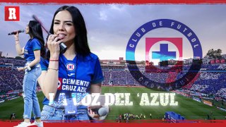 ASÍ presenta Melissa Rivas, LA VOZ del Estadio C. de los Deportes a CRUZ AZUL previo a la SEMIFINAL